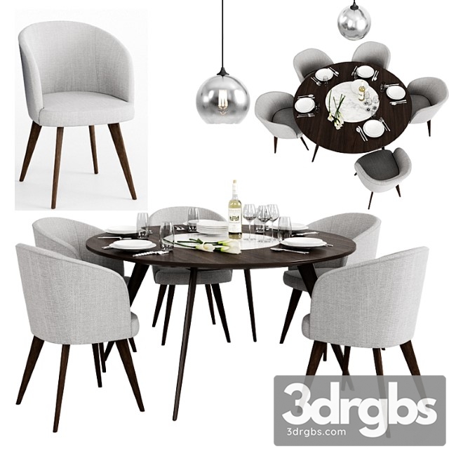 West elm set 10 2 3dsmax Download - thumbnail 1