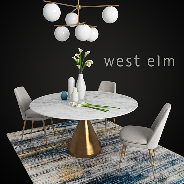 WEST ELM set 3DSMax File - thumbnail 2