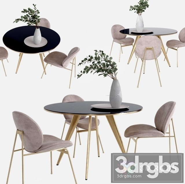 West Elm Set 6 3dsmax Download - thumbnail 1