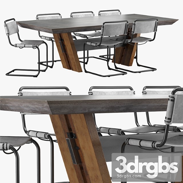 Westside table 2 3dsmax Download - thumbnail 1