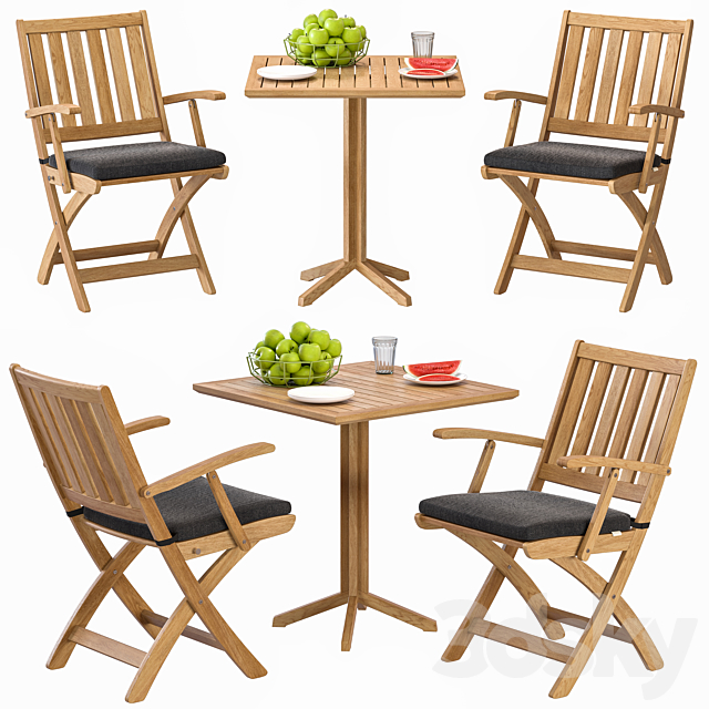 WINDSOR_Chair_and_Table_By_Solpuri 3DSMax File - thumbnail 1