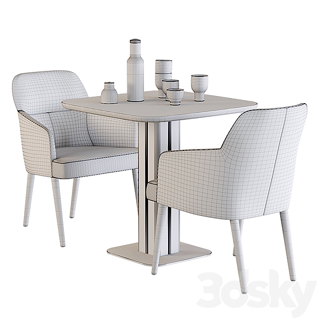 WITTMANN ODEON BISTRO & MONO CHAIR low 3DSMax File - thumbnail 3