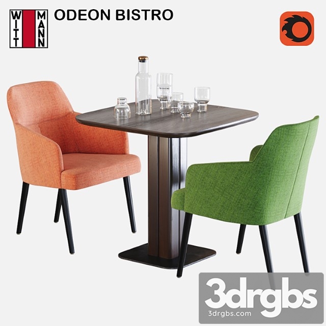 Wittmann odeon bistro & mono chair low - thumbnail 1