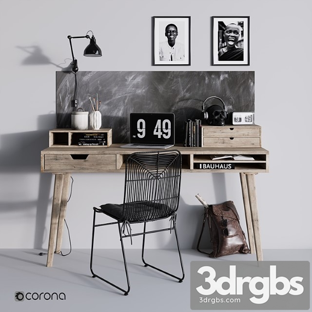 Work desk 2 3dsmax Download - thumbnail 1