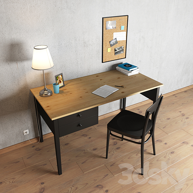 Workplace 3DS Max Model - thumbnail 2