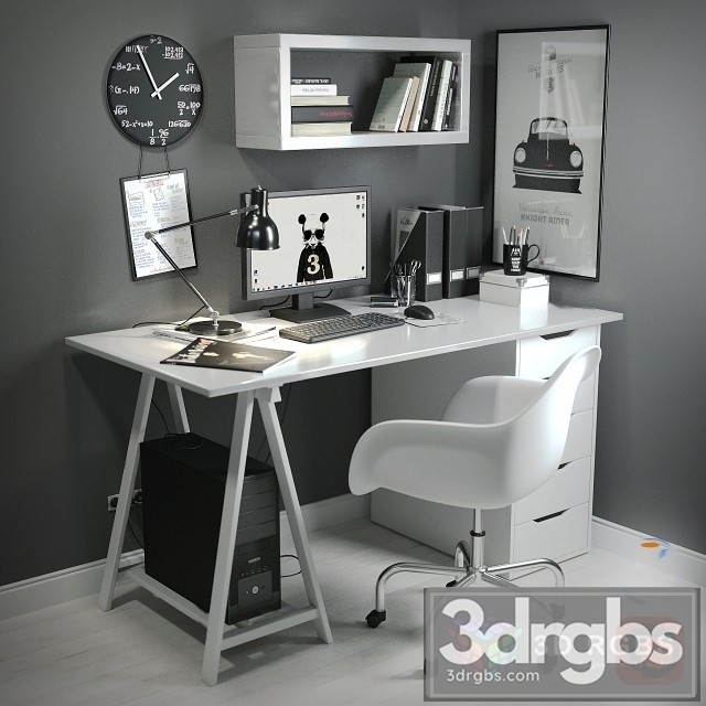 Workplace Bw 3dsmax Download - thumbnail 1