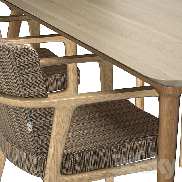 Zio Dining Table 3DSMax File - thumbnail 2