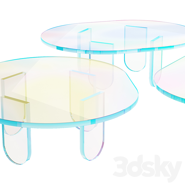 015_Multi-colored Pearl custom coffee table 00 3DSMax File - thumbnail 4