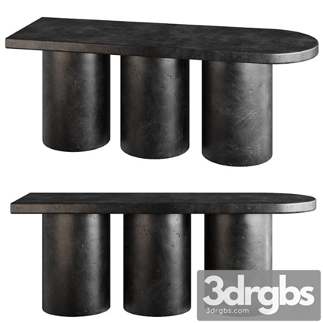 101 Copenhagen Big Foot Bench Coffee Table 3dsmax Download - thumbnail 1