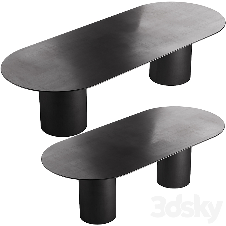 125 Desalto MM8 table by Guglielmo Poletti 3DS Max Model - thumbnail 2