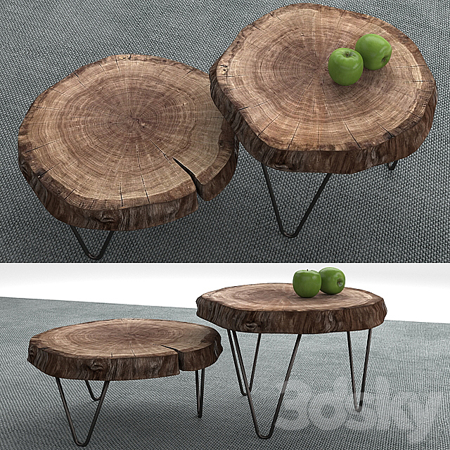 2 Tables 3DSMax File - thumbnail 1