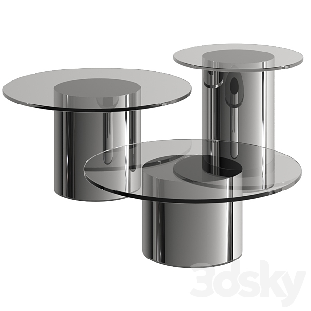 2001 by BD Barcelona Side Tables 3DSMax File - thumbnail 1