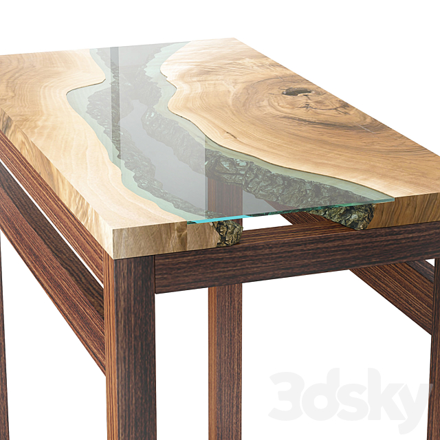 _Greg Klassen_Walnut River Hall Table_ 3DSMax File - thumbnail 3