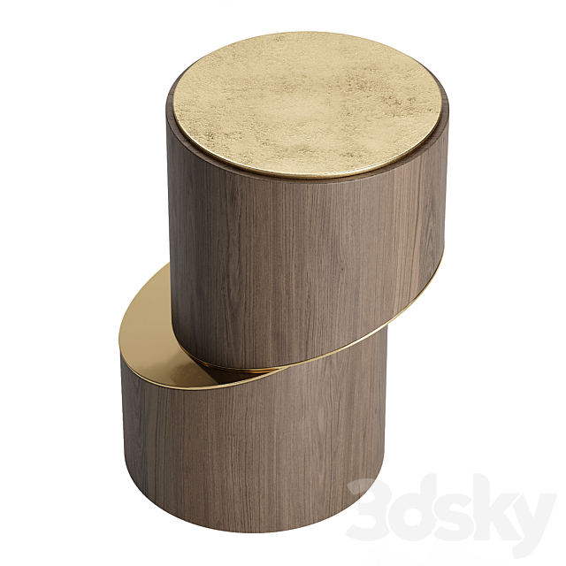 ABSOLUTE SIDE TABLE 3DS Max Model - thumbnail 2