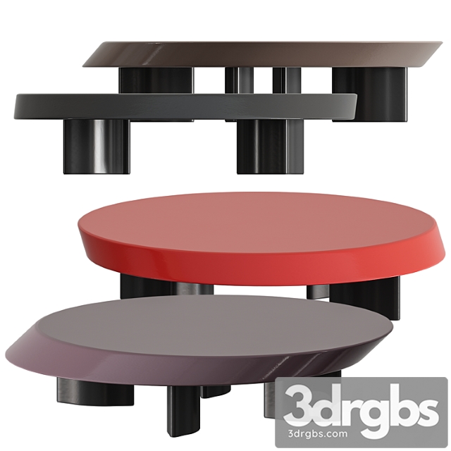 Accordo Coffee Table By Cassina 3dsmax Download - thumbnail 1