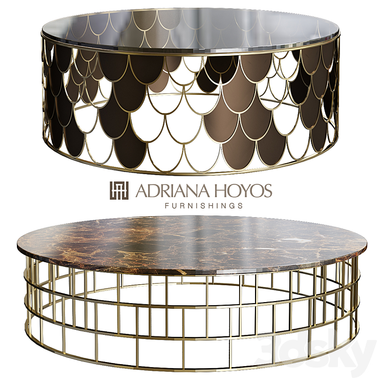 Adriana Hoyos – Bolero Cocktail Table 3DS Max - thumbnail 1