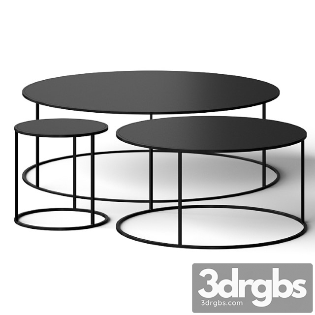 Adriani E Rossi Edizioni Round Metal Coffee Table 3dsmax Download - thumbnail 1