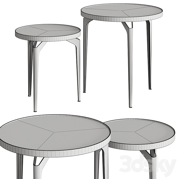 Adwin CT-399AB Coffee Tables 3DS Max - thumbnail 2