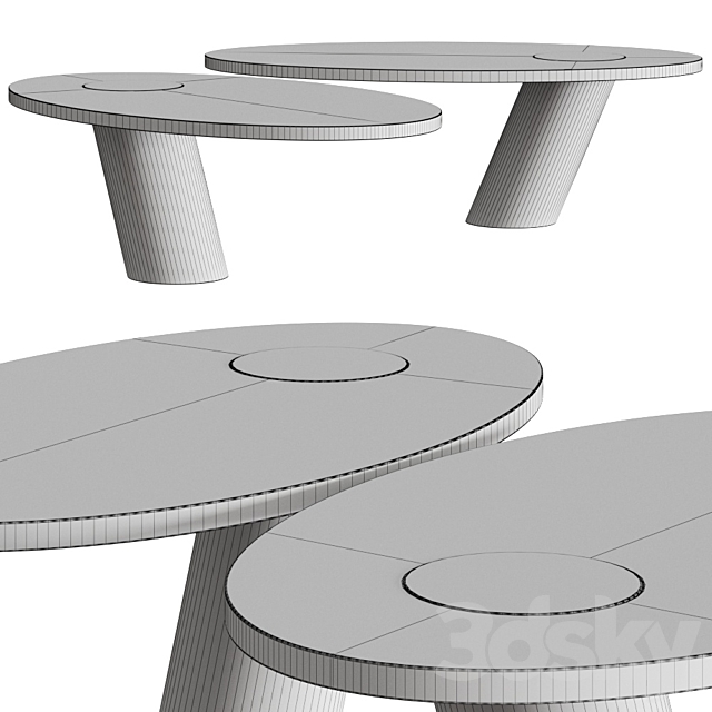 Agapecasa Eccentrico Side Tables 3DSMax File - thumbnail 2