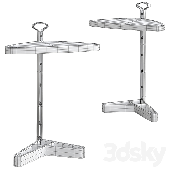 Alba Gallizia UBI TRIANGULAR END TABLE 3DSMax File - thumbnail 2