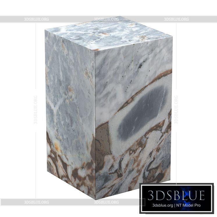 Alcana marble coffee table (La Redoute) 3DS Max - thumbnail 3