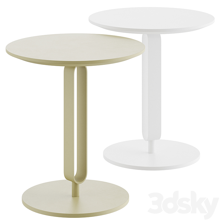 Alf Side Table 3DS Max Model - thumbnail 1