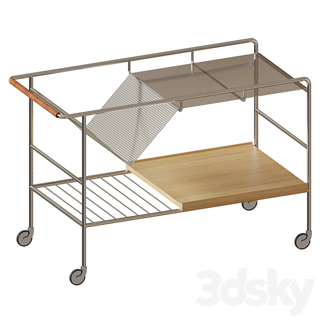 Alima NDS1 Trolley Table 3ds Max - thumbnail 1