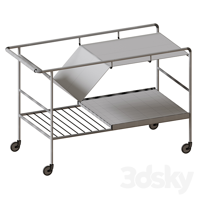 Alima NDS1 Trolley Table 3ds Max - thumbnail 2