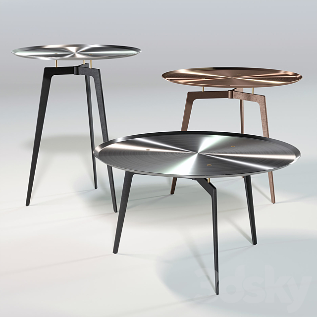 ALivar T-GONG Coffee tables 3DSMax File - thumbnail 2