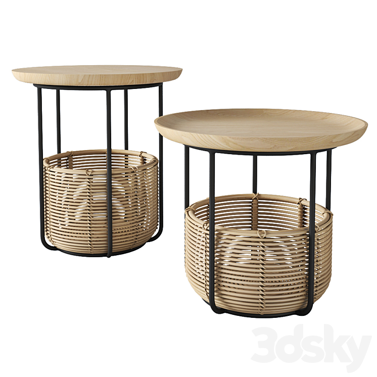 Allain Gilles Vincent Sheppard basket table 3DS Max - thumbnail 1