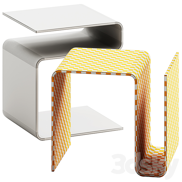 Allred Side Table by Metro Lane 3DS Max Model - thumbnail 5