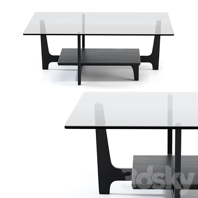 AM PM Coffee table Tancani 3DS Max Model - thumbnail 2