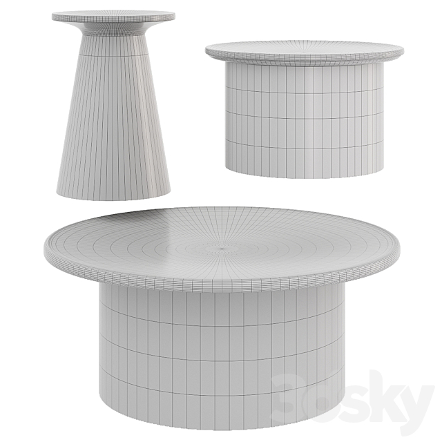 Am.pm Oreus table set 3DS Max Model - thumbnail 4