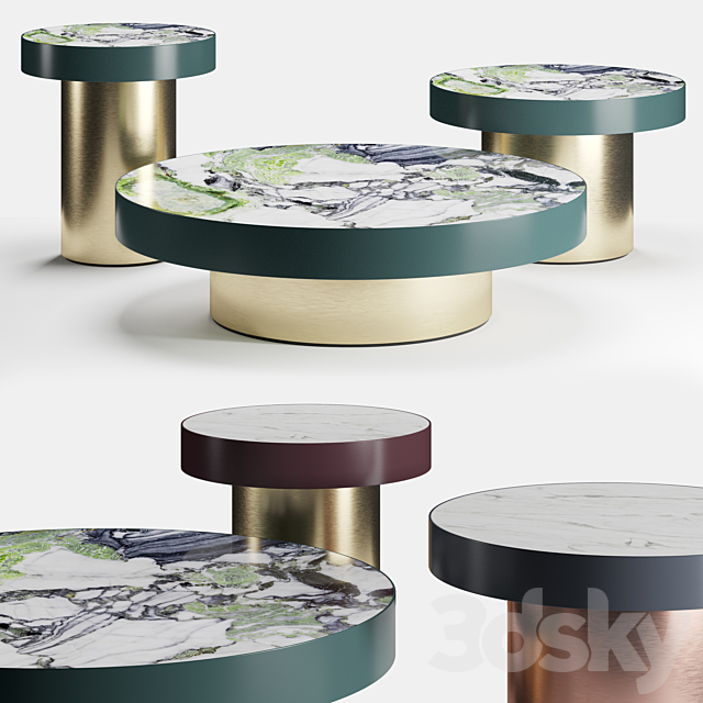 Amode Enoki Round coffe table 3DSMax File - thumbnail 1