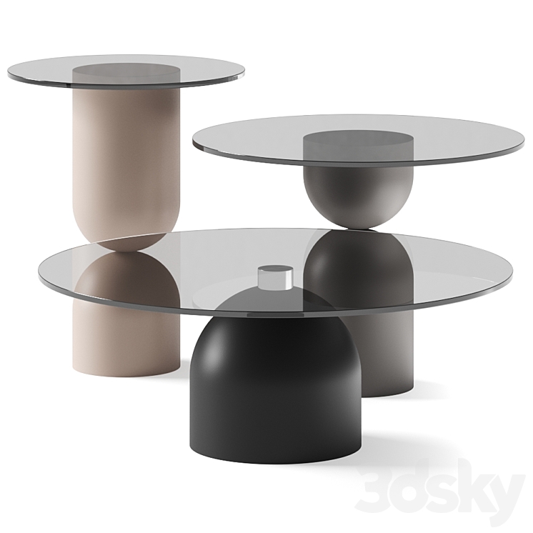 Ana Roque Moma Coffee Tables 3DS Max Model - thumbnail 1