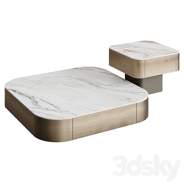 Ana Roque NORTH Coffee Table 3ds Max - thumbnail 1