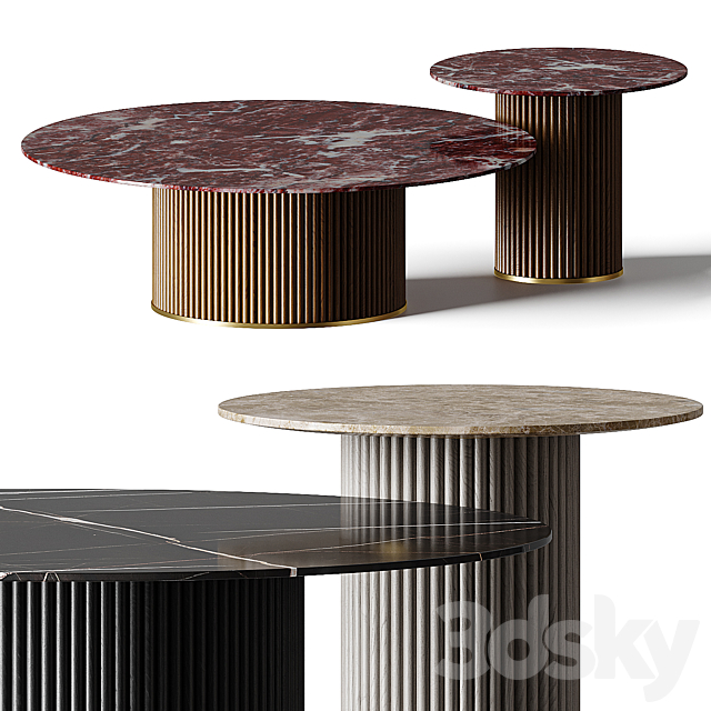 Ana Roque Perry Coffee Tables 3ds Max - thumbnail 1