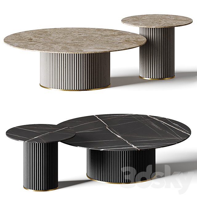 Ana Roque Perry Coffee Tables 3ds Max - thumbnail 2