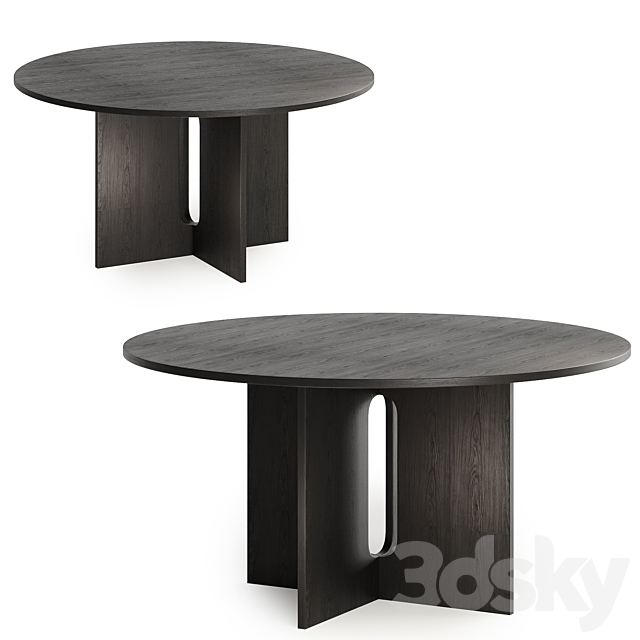 Androgyne dining table 3ds Max - thumbnail 3