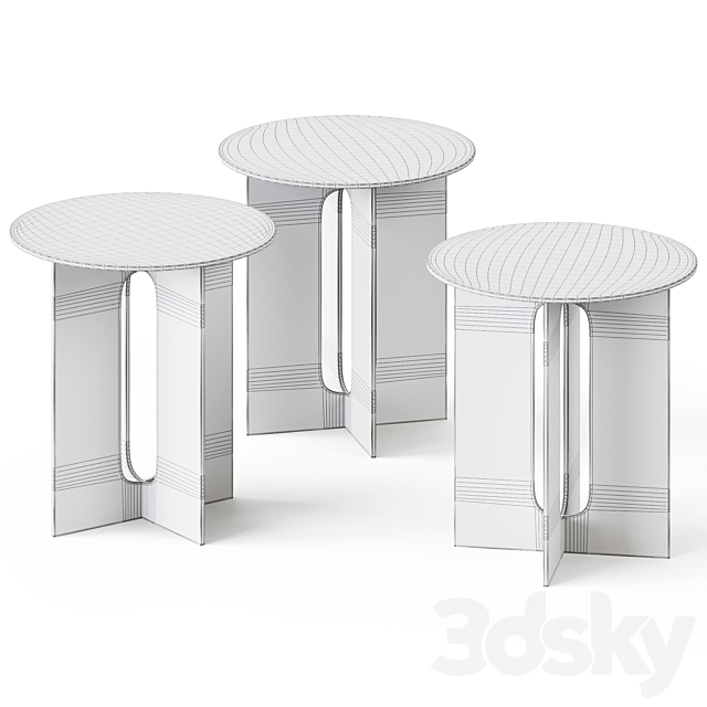 Androgyne side table by Menu 3DS Max Model - thumbnail 2