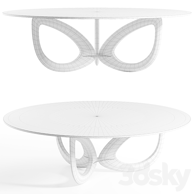 Angel Cerda – Coffee table CT16211 3ds Max - thumbnail 3