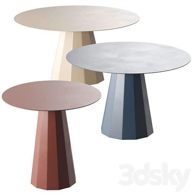 Ankara round tables 3ds Max - thumbnail 1