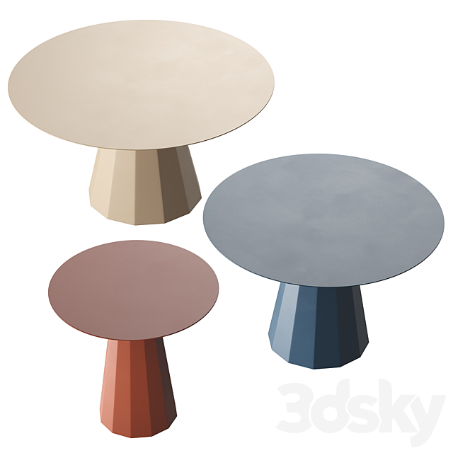 Ankara round tables 3ds Max - thumbnail 2