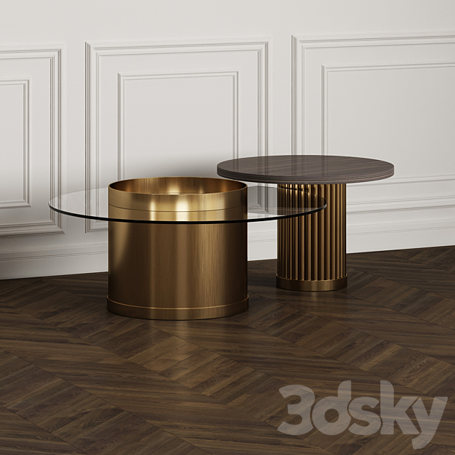 Antic tables by e’NIGMA-code 3DS Max Model - thumbnail 3