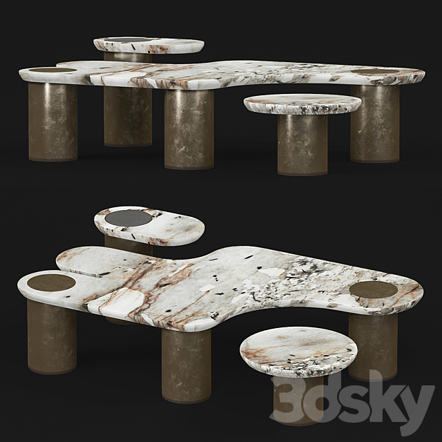 Apparatus Interlude marble table 3DSMax File - thumbnail 1