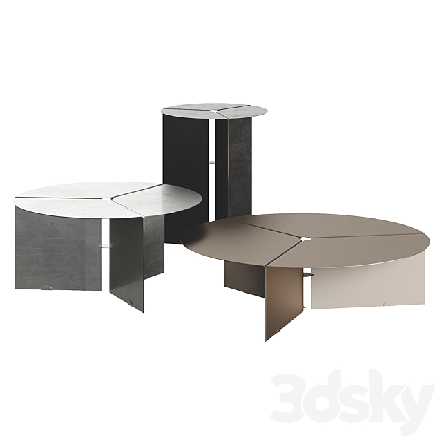 April Peace 2023 Metal Table 3ds Max - thumbnail 3