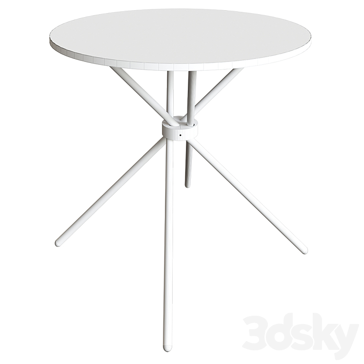 Aqua table 3DS Max Model - thumbnail 2