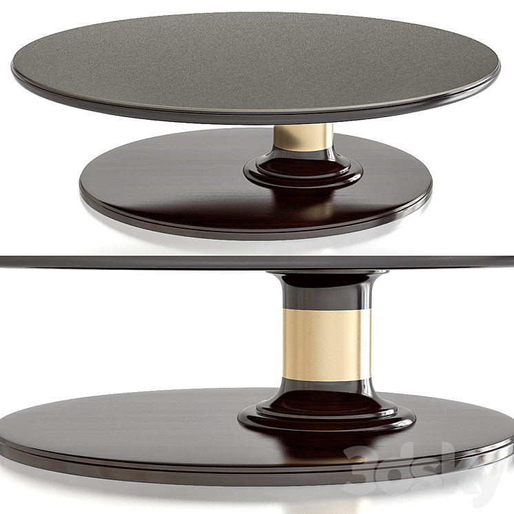 AR Arredamenti TALL OVAL COFFEE TABLE 3DS Max Model - thumbnail 1