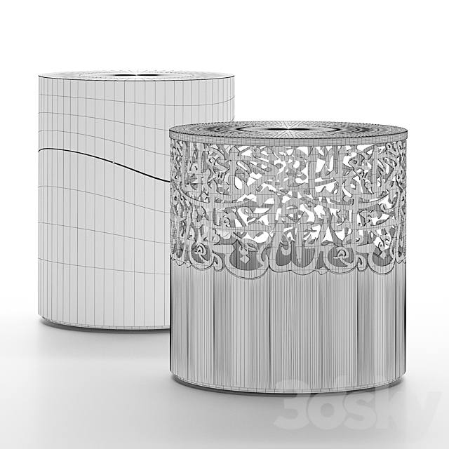 Arabic Table 3DSMax File - thumbnail 2