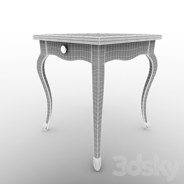 ARCHE END TABLE 3DS Max Model - thumbnail 3